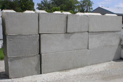 Precast Commercial Retaining Wall Blocks