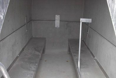 Storm shelter inside